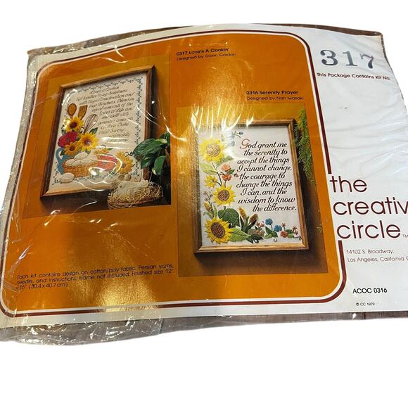 Embroidery Kit (#0317)" Loves a Cooking"  Vintage NIB - Picture 1 of 5